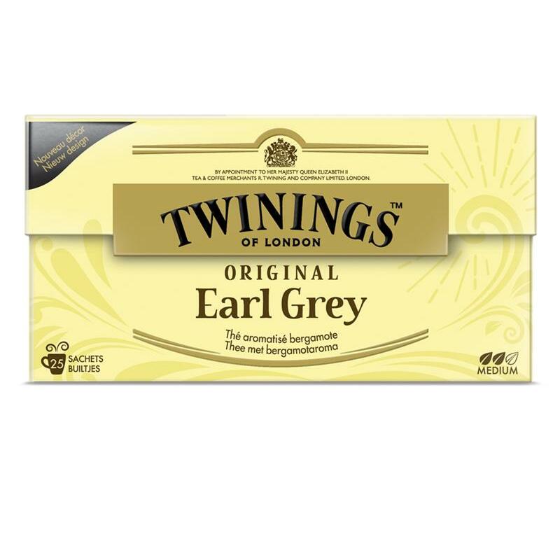 Twinings Earl grey envelop zwart 25st