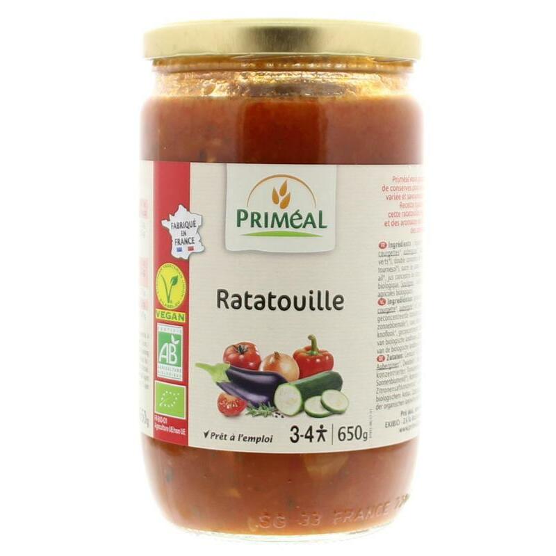 Primeal Groentemix ratatouille bio 650g