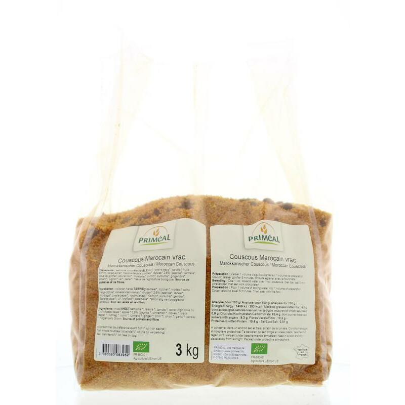 Primeal Couscous Marokkaans bio 3kg