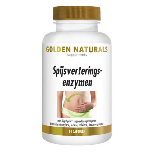 Golden Naturals Spijsverteringsenzymen 60vc