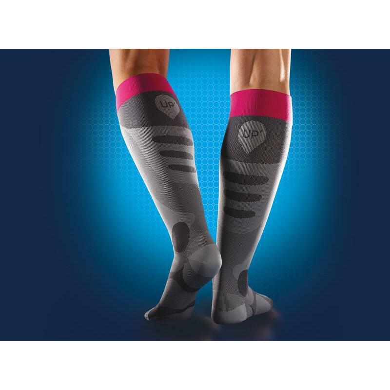 Thuasne Recovery socks up vrouw fuchsia XL 1paar