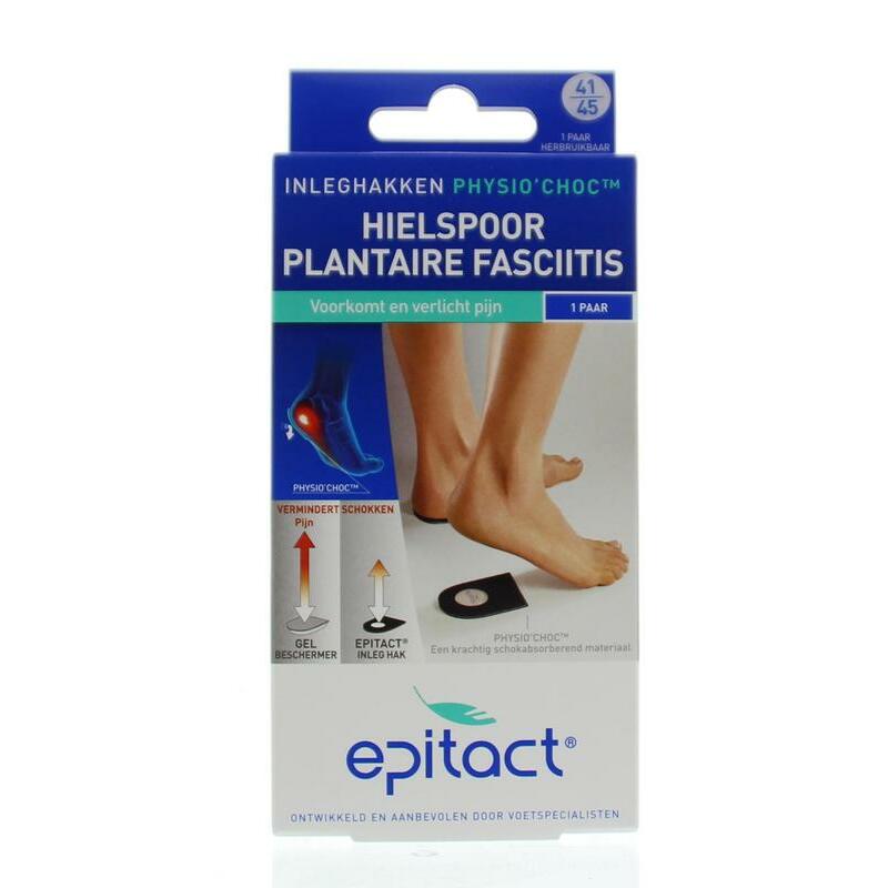 Epitact Hielspoor inleghakken met physio choc 41/45 2st