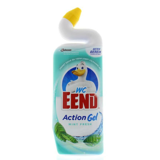 WC Eend Toiletreiniger action gel mint fresh 750ml