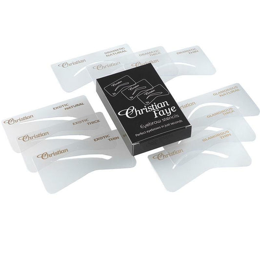 Christian Faye Eyebrow stencil set DEG 1st