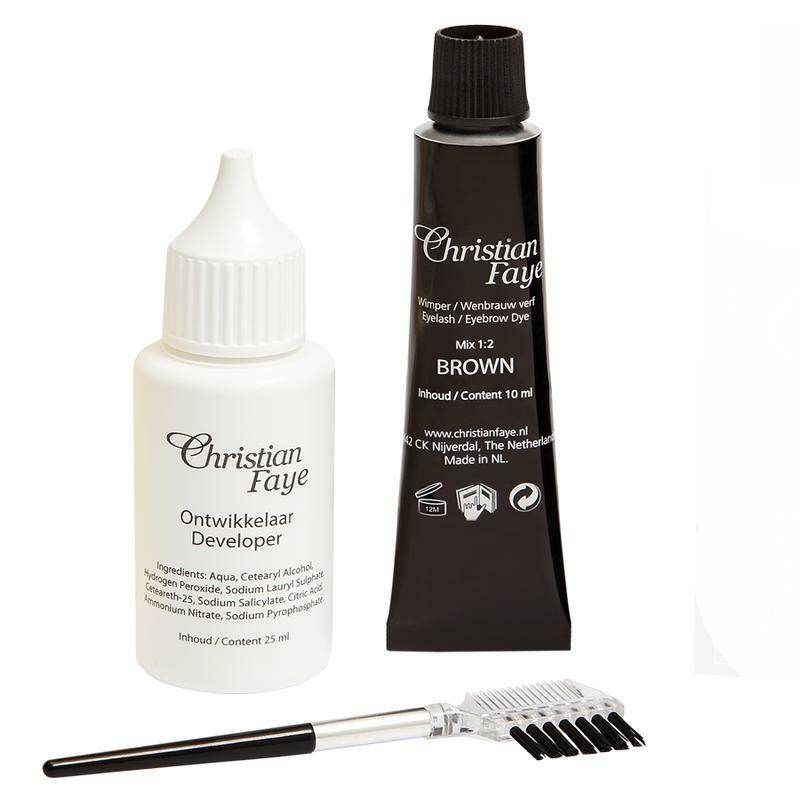 Christian Faye Eyebrow/eyelash dye brown/black 1st