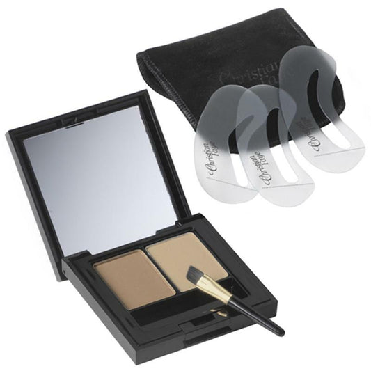Christian Faye Eyebrow make up duo brown 1st