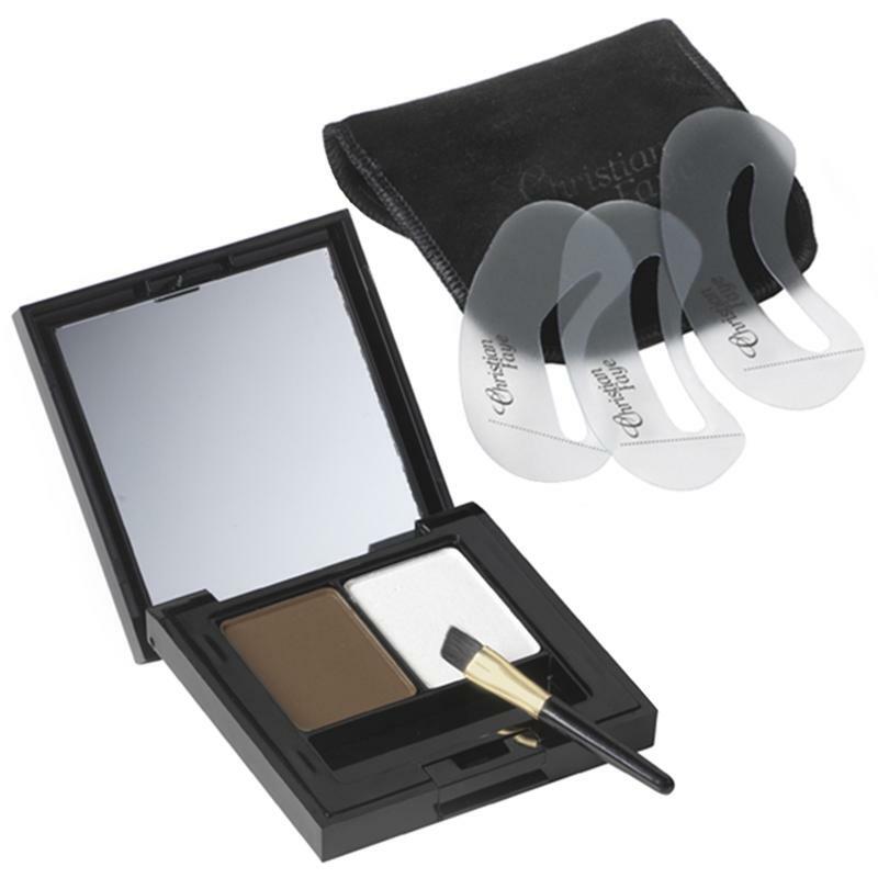 Christian Faye Eyebrow make up duo highlighter dark 1st