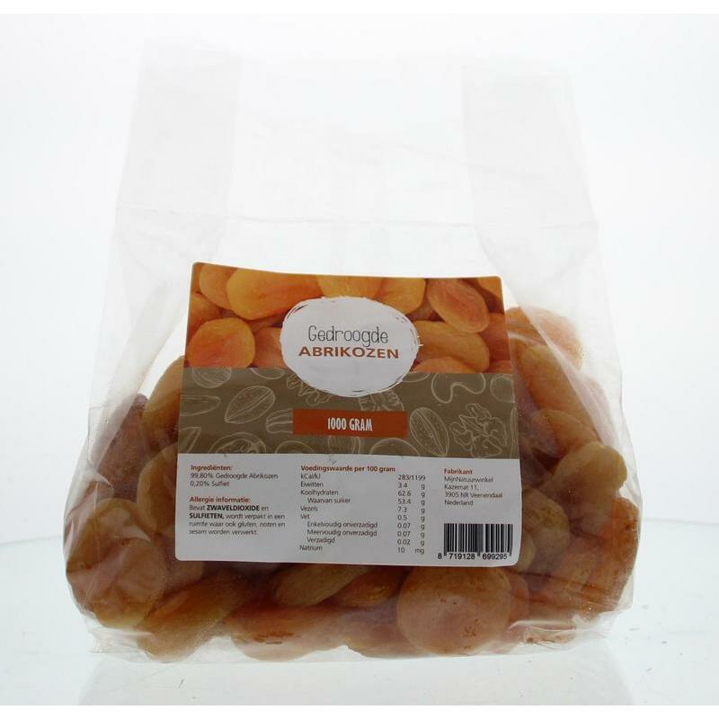 Mijnnatuurwinkel Abrikozen zoet oranje 1000g