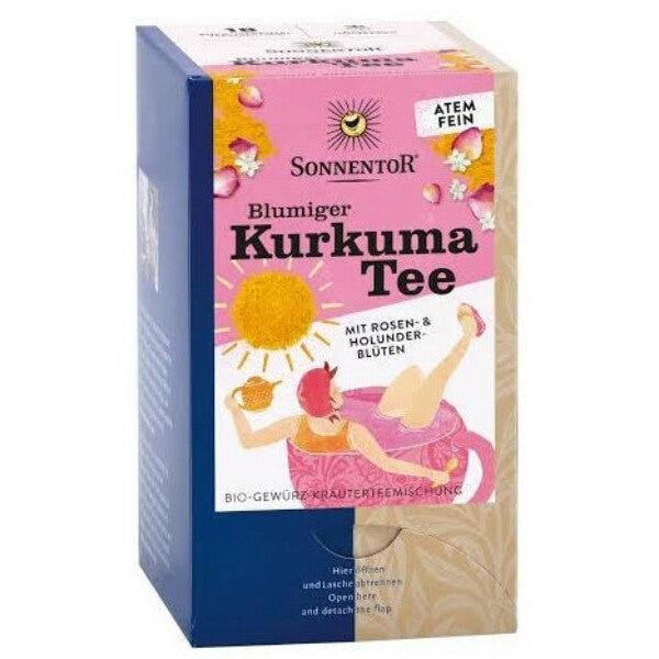 Sonnentor Bloemige kurkuma thee bio 18st