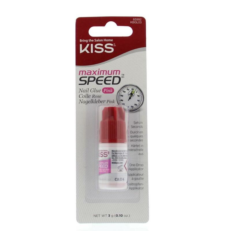 Kiss Nail glue max speed pink 1st