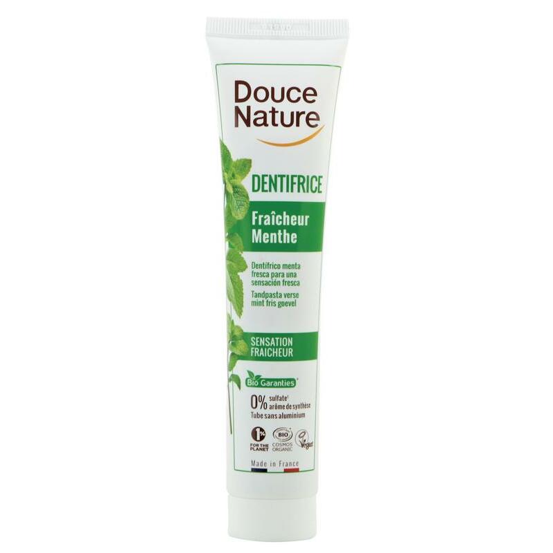 Douce Nature Tandpasta fris gevoel met verse munt bio 75ml
