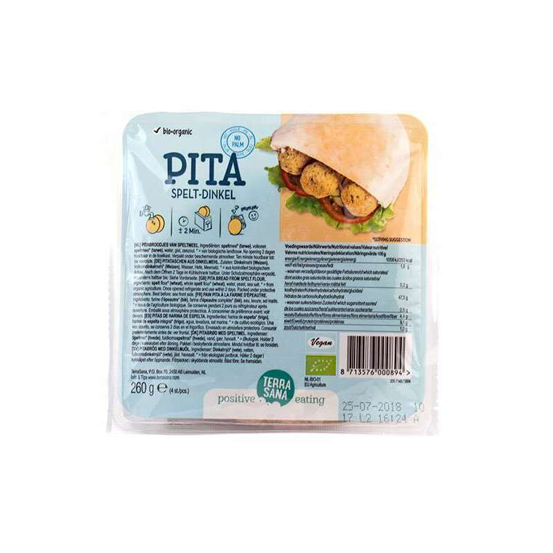 Terrasana Pitabroodjes spelt bio 260g