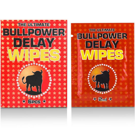 Bull Power Delay wipes sachets 2ml 6x2ml