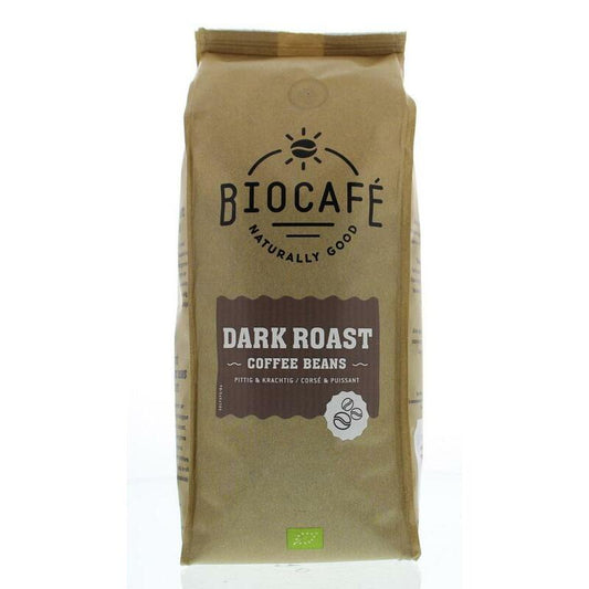 Biocafe Koffiebonen dark roast bio 500g