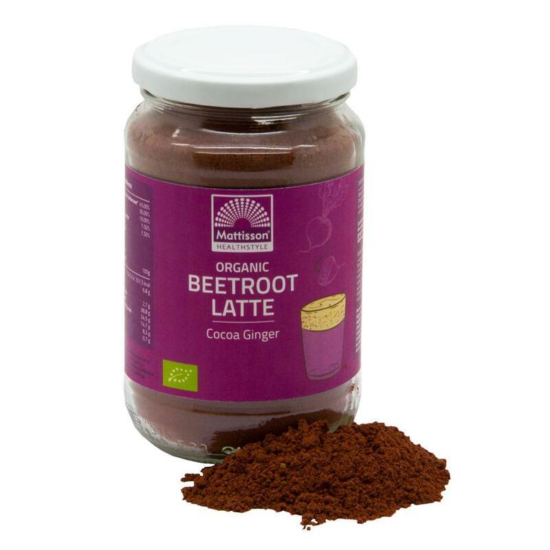 Mattisson Latte beetroot gember - cacao bio 160g