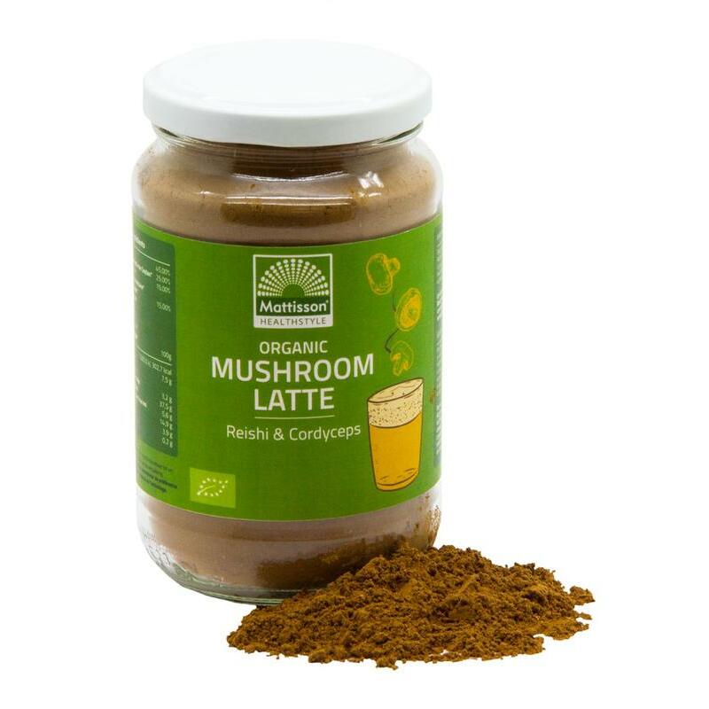 Mattisson Latte mushroom reishi - cordyceps bio 160g