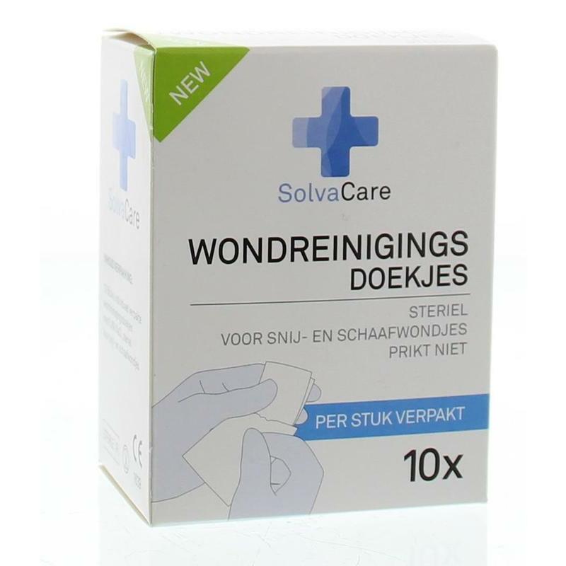 Solvacare Wondreinigingsdoekjes steriel 10st