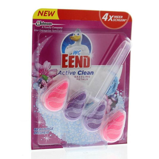 WC Eend Toiletblok active clean dassling petal 38g