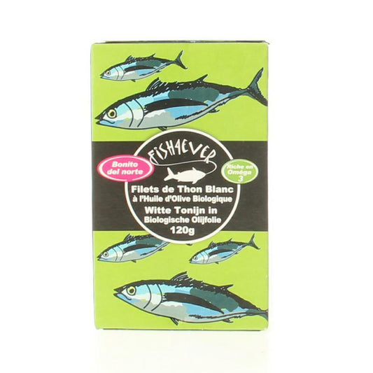 Fish 4 Ever Witte tonijn in olijfolie 120g