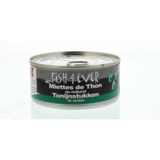 Fish 4 Ever Tonijnstukken in water 160g