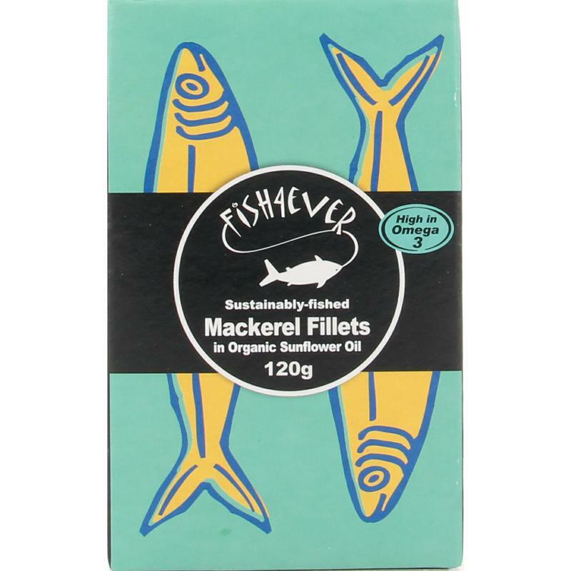 Fish 4 Ever Makreelfilet in zonnebloemolie 120g
