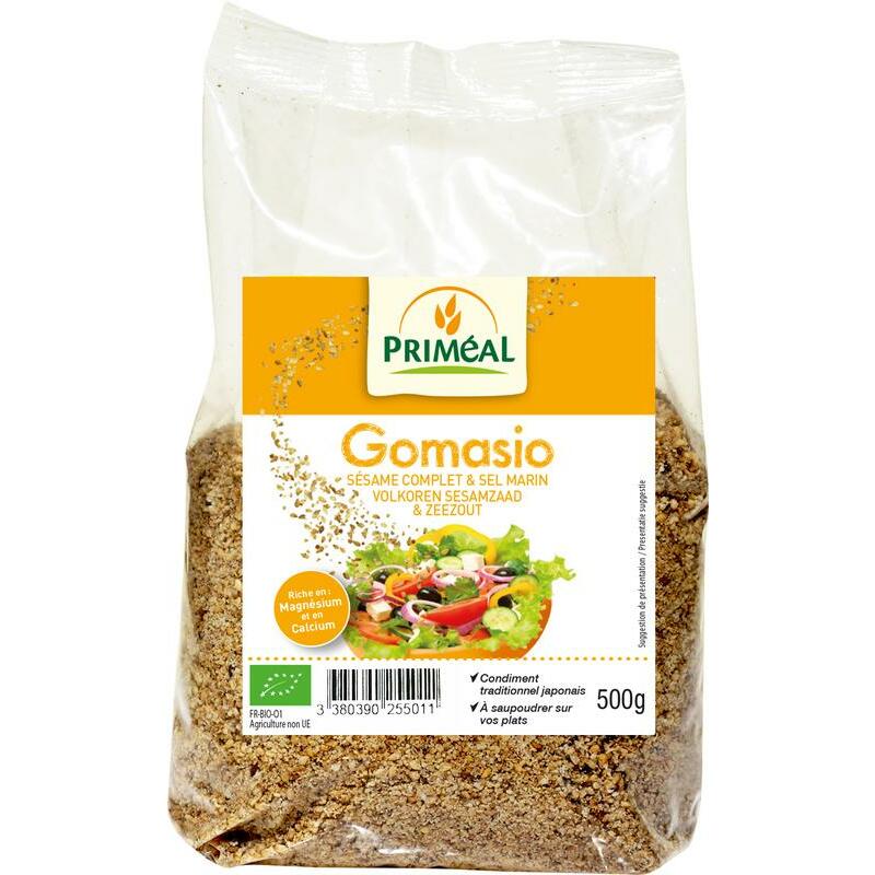 Primeal Gomasio volkoren sesamzaad en zeezout bio 500g