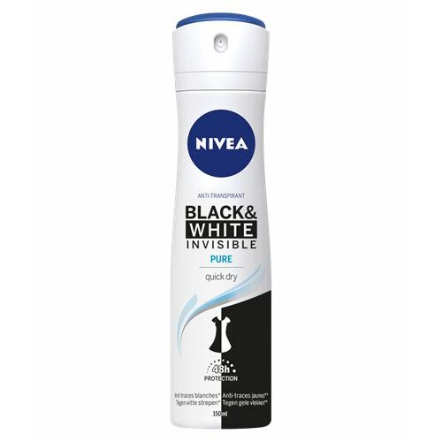 Nivea Deodorant invisible black & white pure 150ml