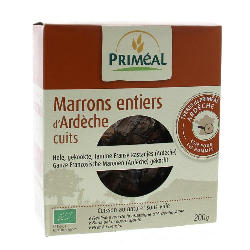 Primeal Kastanje heel gekookt bio 200g