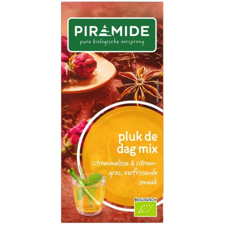 Piramide Pluk de dag mix thee eko bio 20st