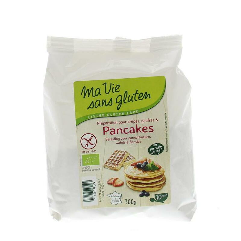 Ma Vie Sans Pannenkoeken wafels en flensjes mix glutenvrij bio 300g