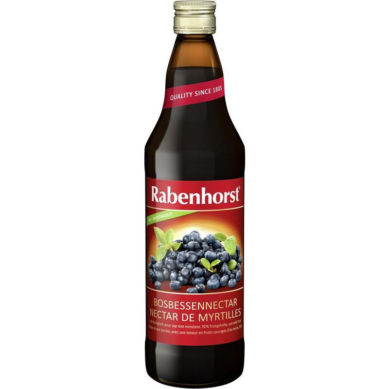 Rabenhorst Bosbessen / blauwe bes nektar bio 750ml