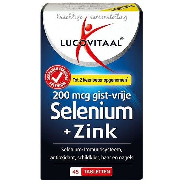Lucovitaal Selenium zink 45tb