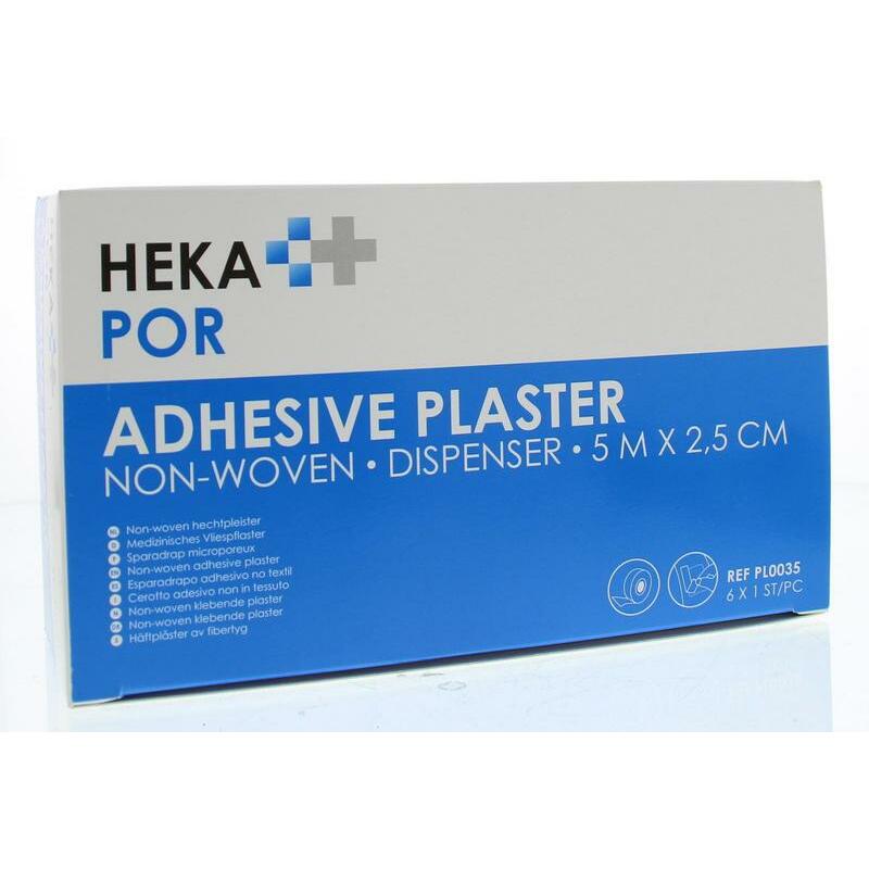 Hekapor Hechtpleister 5 m x2.50 non woven 6st