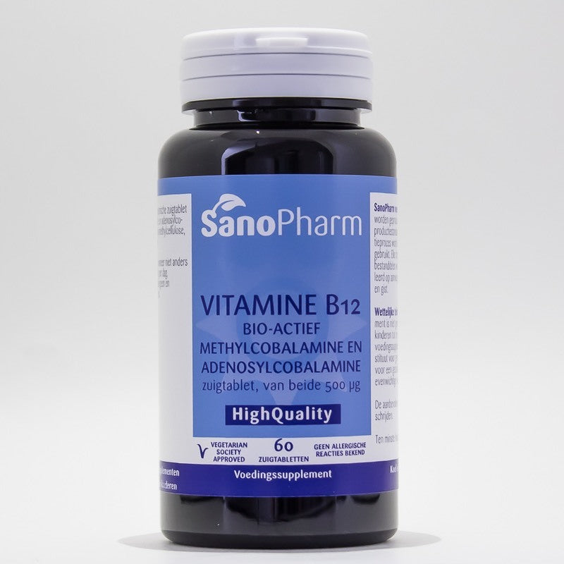 Sanopharm Vitamine B12 methyl adenosylcobalamine 500mcg 60zt
