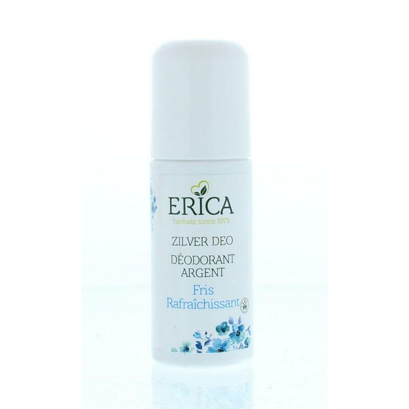 Erica Deodorant roller zilver fris 50ml