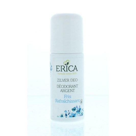 Erica Deodorant roller zilver fris 50ml