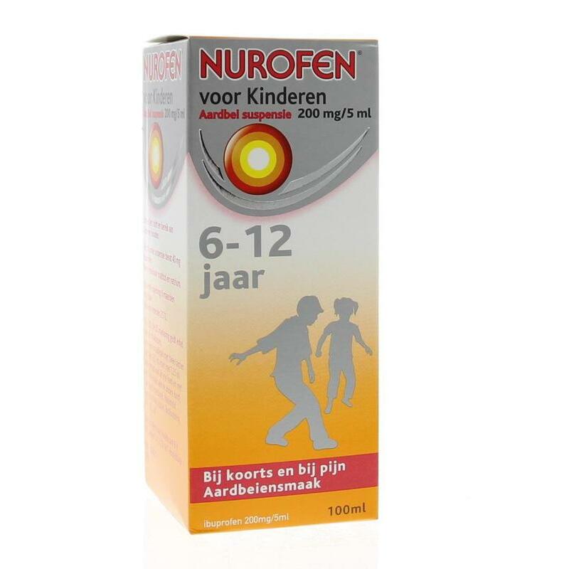 Nurofen 4% Kind aardbei suspensie 100ml