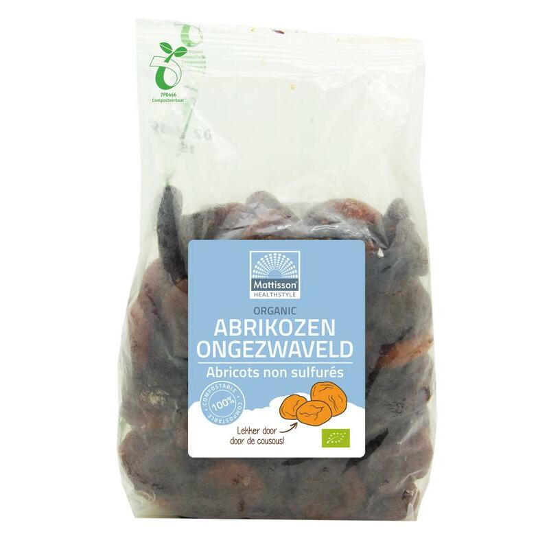 Mattisson Abrikozen ongezwaveld bio 500g