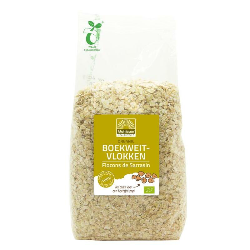 Mattisson Organic boekweitvlokken bio 500g