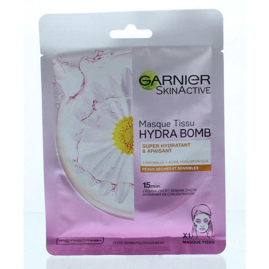 Garnier Skin active tissue mask kamille hydra bomb 32g