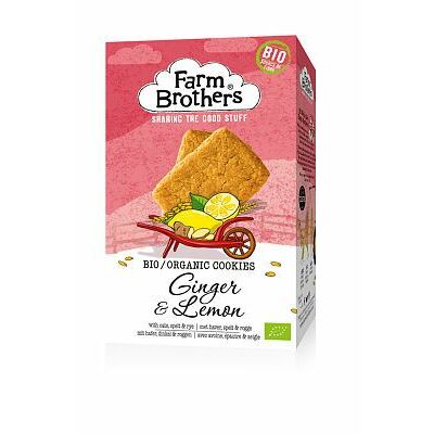 Farm Brothers Gember & citroen koekjes bio 150g