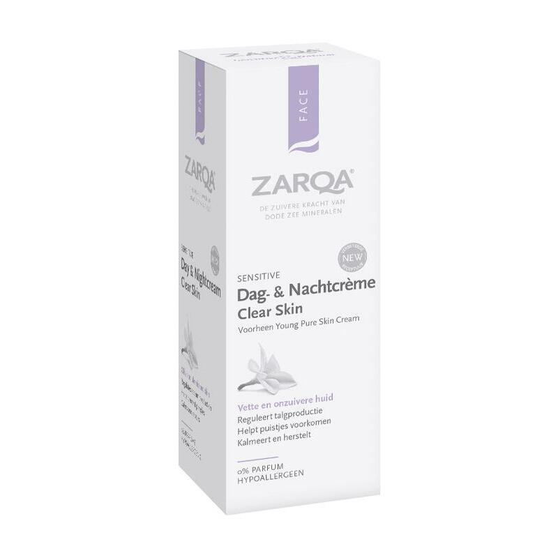 Zarqa Young dag en nachtcreme clear skin 75ml