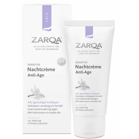 Zarqa Face nachtcreme anti age 50ml