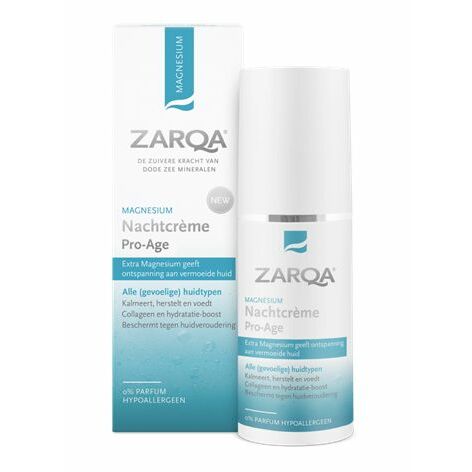 Zarqa Nachtcreme magnesium pro age 50ml