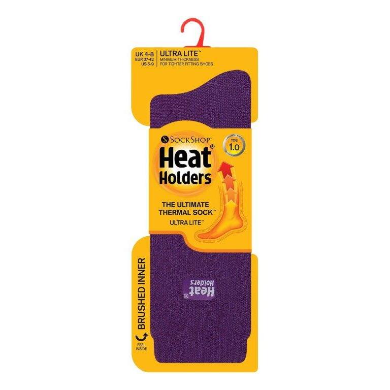 Heat Holders Ladies socks ultra lite maat 5-9 purple 1paar