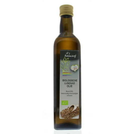 It's Amazing Lijnzaadolie bio 500ml