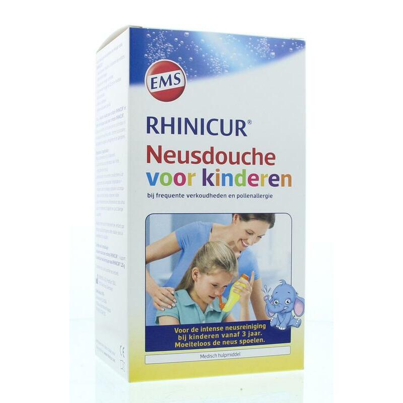 Rhinicur Neusdouche kind met 4 zakjes 1set