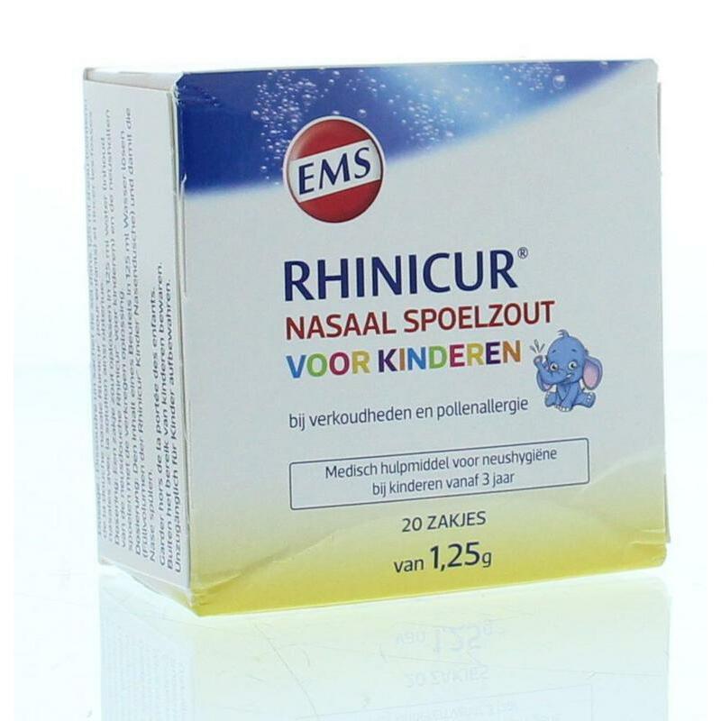 Rhinicur Neus spoelzout kind zakje 20st