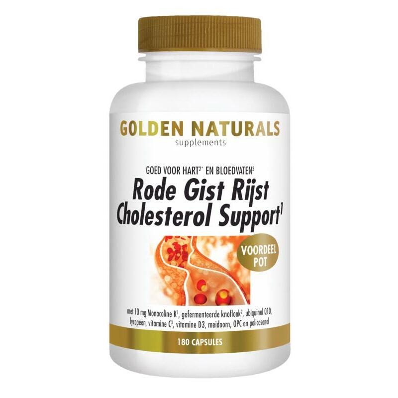 Golden Naturals Rode gist rijst formule 180ca