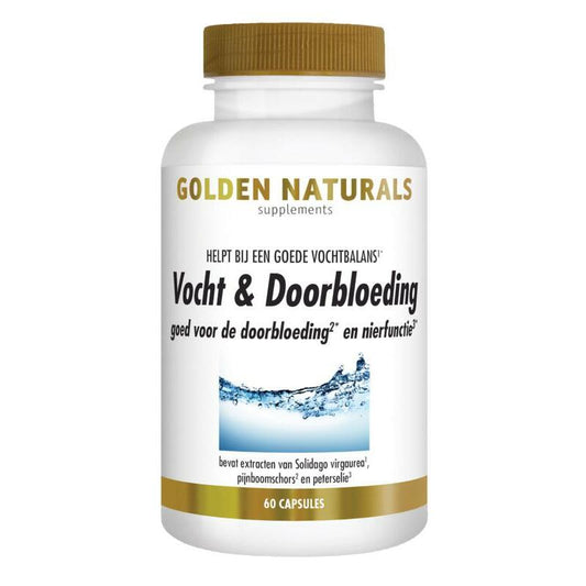 Golden Naturals Vocht & doorbloeding 60vc